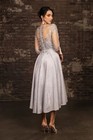 Womens Dresses For Mother Of The Bride Round Neck 3 4 Sleeves A-line Plus Size