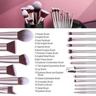 Bs-mall Makeup Brush Set 18 Pcs Premium Synthetic Foundation Powder Concealers