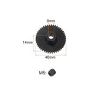 Mod 1 44t Pinion Gear 8mm Bore Hardened Steel Motor Rack Spur Gear For Rc Car Tr