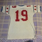 Vintage 50s 60s Durene Football Jersey Deckers Stars Thin   19 T Shirt Ringer