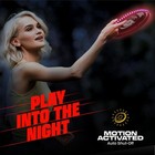 Light-up Flying Disc - Rechargeable  Multi Color  Motion Activated Frisbee -    