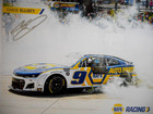 Chase Elliott Autographed  9 Napa Chevy Burnout Nascar Monster 8x10 Hero Card