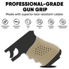 2pcs Rubber Anti-slip Grip Sleeve Cover For Handgun Protective Grip Accessory