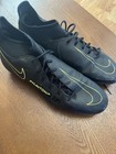 Nike Phantom Gt Academy Df Fg Soccer Cleats Black volt Size 10 Super Clean 