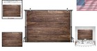 Seamless 7x5ft Brown Wood Backdrop - Lightweight Vinyl Photography Solution