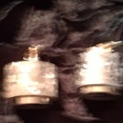 Ronson Lot Of 2 Varaflame Luralite Thermalite Tabletop Lighters Metal Mosaic