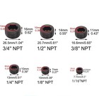 New Npt Plug Set Pipe Plug Assortment Kit For Workshop -60pcs -6 Sizes Steel