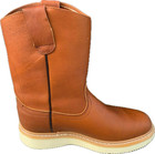 Men s Work Boots Light Weight Pull On Leather Round Toe Boots Botas Trabajo