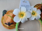 Nwt Disney Aulani Minnie Mouse Halloween Pumpkin Glitter Mickey Ears Headband