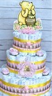 3 Tier Winnie The Pooh Diaper Cake Baby Shower Girl