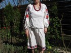 Handmade Vintage Antique Embroidery Folk Peasant Ukrainian Costume gift necklace