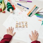 100 Pcs Wooden Craft Letters Blank Alphabet Letters Wood Letters Wall Decor