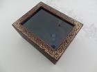 Vintage Mongolian Buddhist Hand Made Wooden Amulet Gau Box