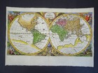 Antique Map Of The World By Philipp Cluver 1697