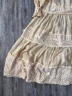 Vintage 1960s Gunne Sax Prairie Crochet Maxi Dress