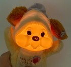 Vtg Dan Dee Glow Face Hug Me Teddy Bear Plush Light Up 12  Toy Stuffed Animal