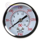 1 4  300 Psi Air Compressor Pressure Hydraulic Back Mount Gauges 5 Pack