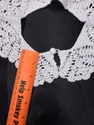 Cotton White Crocheted Child s Detachable Dress Collar Vintage