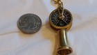 Vintage Nautical Ship Engine Room Telegraph Brass Keychain
