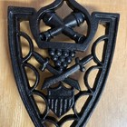 Vintage Cast-iron Trivet Military Style Reseasoned Farm House Industrial