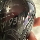 1934 Chicago Worlds Fair Dark Red Stunning Vase With Martha Engraved