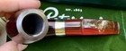 Peterson Irish Harp Smooth Bent Billiard  xl90  Fishtail Pipe Sterling Silver