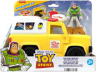 Imaginext Disney And Pixar Toy Story Pizza Planet Truck With 3-inch Buzz Ligh   