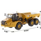     1 50 Cat Caterpillar 745 Articulated Hauler Dump Truck Diecast Masters 85528    