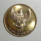 1998 Indonesia 50 Rupiah Coin Komodo Dragon Lizard Animal Wildlife