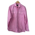 Wrangler Bucking Cancer Men s Medium Pink Western Snap Shirt 