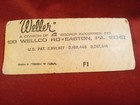 Weller Wellercote Ct5e8 Temperature Sensing Screwdriver Soldering Tip Nip Nos