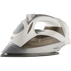 Brentwood Mpi-59w 1 200-watt Nonstick Steam Iron With Retractable Cord  white   