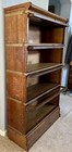 Antique Globe Wernicke 4-stack Barrister Bookshelf Lawyers Cabinet Case