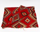 Beautiful Antique Navajo Germantown Panel Saddle Child s Blanket Rug 50  X 36 5
