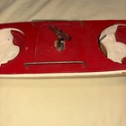 Antique Toy Rumalu Pond Boat Yacht Wooden Vintage Wind-up Clockwork