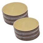 100pcs 5inch 120 Grit Hook Loop Pads Sanding Disc No-hole Sand Paper