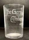 German Brewing Co Whiskey Pre-pro Etched Beer Shot Glass Cumberland Md Troug