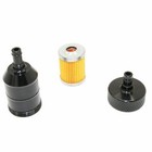 Black Aluminum Fuel Filter Fits Kawasaki Ninja 250 250r 300 500 500r