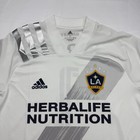 Adidas La Galaxy Baron  1 Mls Home Jersey L 2021 White Authentic Soccer Jersey