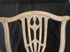 Vintage Hepplewhite Style Intricate Shield Back Set Of Six Chairs Mint Condition