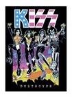 Kiss Kol Limited Edition Usa Destroyer Flocked Blacklight Poster 315 500 Ace New