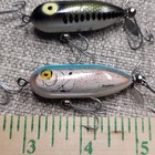 Mixed Lot Of  5  Vintage Heddon Tiny Torpedo Prop Bait Lures