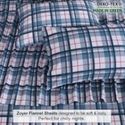 Flannel Sheets King Size Set - Soft   Comfy Deep Pocket Cotton Flannel 