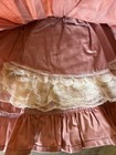 Vintage Baby Doll Dress Pink W White Lace Bloomers And Shoes