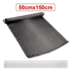 59   X 20   Real Carbon Fiber Fabric Cloth Roll 3k 200gsm 2x2 Twill Weave Black