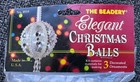 The Beadery Holiday Beaded Ornament Kit-christmas Ball Makes 3- Nos