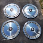 Vintage 70s Chevy Cadillac Deville Hub Cap Wheel Cover Set Lot Of 7 Chrome 15 In