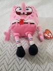 Ty Beanie Baby Spongebob Squarepants Pink Pants Cancer Awareness Plush W  Tag
