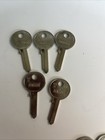 Vintage Union Uncut Key Lot Of 12 Padlock Lock Blanks Un16 Un3 Un18
