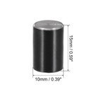 10pcs Potentiometer Knob Black Rotary Knob 10mmx15mm Volume Control Knob